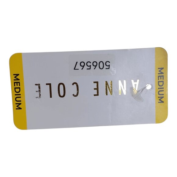 Anne Cole Black One-Piece Swimsuit Medium Adjustable Straps Keyhole Neckline - Picture 8 of 14